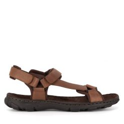 Sandały Lasocki. Brązowe sandały męskie Lasocki, bez wzorów, bez zapięcia. Za 159.99 zł.
