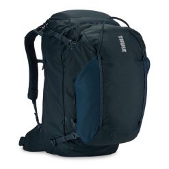 THULE Plecak podróżny Landmark Travel Pack 70 L darkest blue. Niebieskie plecaki męskie Thule, bez wzorów, z materiału. Za 754.95 zł.