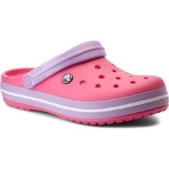 Klapki CROCS - Crocband 11016 Paradise Pink/Iris. Czerwone klapki damskie Crocs, bez wzorów, z tworzywa sztucznego, bez obcasa, bez zapięcia. W wyprzedaży za 159.00 zł.