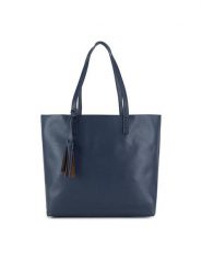 JENNY Torebka JNY-M-009-07 Granatowy. Niebieskie shopperki damskie Jenny, bez wzorów, z tworzywa sztucznego, bez dodatków. Za 159.99 zł.