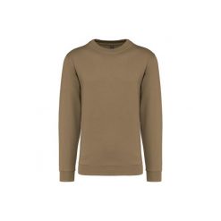 Bluza z okrągłym dekoltem Kariban. Brązowe bluzy damskie KARIBAN, m, bez wzorów, z bawełny, bez ramiączek, bez kaptura. Za 104.50 zł.
