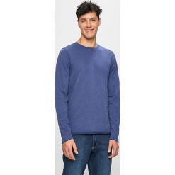 Premium by Jack&Jones - Bluza. Niebieskie bluzy męskie Premium by Jack&Jones, m, bez wzorów, z bawełny, bez ramiączek, bez kaptura. W wyprzedaży za 59.90 zł.