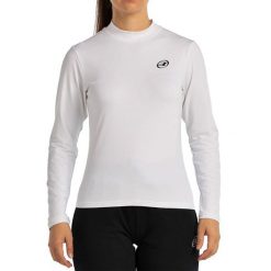 T-shirt Long Sleeve Bullpadel Beldo At94012000 Woman. Białe t-shirty damskie bullpadel, s, bez wzorów, z jersey, sportowe, bez kołnierzyka, bez ramiączek. Za 208.70 zł.