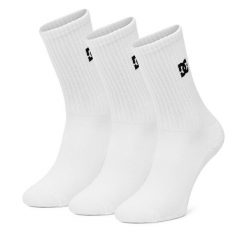 Skarpety długie DC Shoes. Białe skarpety męskie DC Shoes, bez wzorów. Za 49.99 zł.