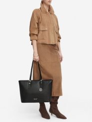 Nine West Torebka EO-QUIET ELEGANCE-LDA9895 Czarny. Czarne shopperki damskie Nine West, bez wzorów, bez dodatków. Za 449.99 zł.