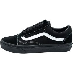 Trampki Vans Old Skool, Dla obu płci. Czarne trampki i tenisówki damskie Vans, bez wzorów, z zamszu, sportowe, bez zapięcia, vans old skool. Za 490.00 zł.
