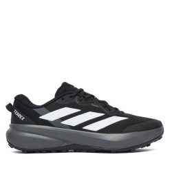 Trekkingi adidas. Czarne buty zimowe męskie Adidas, bez zapięcia. Za 439.99 zł.