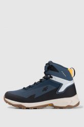 4F Wysokie buty trekkingowe ICE CRACKER z izolacją Primaloft męskie - granatowe 44. Niebieskie trekkingi męskie 4F, na zimę, z nylonu, przed kolano, bez zapięcia. Za 549.99 zł.