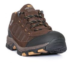 Trespass Scarp - męskie buty trekkingowe Dark Brown. Brązowe trekkingi męskie Trespass, z materiału, bez zapięcia. Za 283.99 zł.