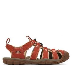 Trzewiki Keen. Brązowe botki męskie Keen, bez wzorów, bez obcasa, bez zapięcia. Za 499.99 zł.