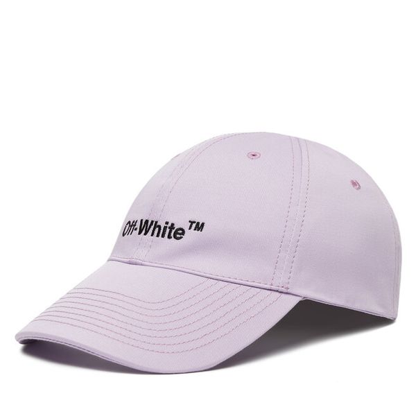 Czapka z daszkiem Off-White. Fioletowe czapki damskie OFF-WHITE, bez wzorów. Za 469.99 zł.