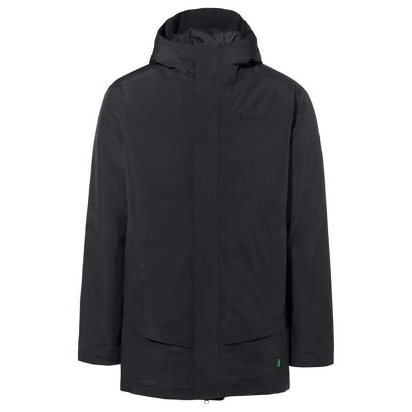 Parka VAUDE Rosemoor padded. Czarne parki męskie Vaude, na zimę, m, bez wzorów, z materiału, biznesowe, bez kołnierzyka, bez kaptura. Za 724.89 zł.