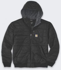 Kurtka Carhartt Gilliam Jacket BLACK. Czarne kurtki męskie Carhartt, m, bez wzorów, bez kaptura. Za 485.37 zł.