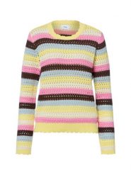 Nümph sweter z grubej dzianiny - NUMolina Kobiety Bawełna (100%) wielokolorowy, M. Swetry nierozpinane damskie Nümph, na lato, m, bez wzorów, z bawełny, bez kołnierzyka, bez ramiączek. Za 229.95 zł.