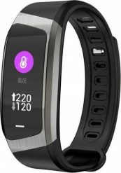 Smartband Active Band E18 Czarno-srebrny. Czarne smartbandy Active Band. Za 139.99 zł.