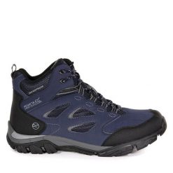 Trekkingi Regatta. Niebieskie botki męskie Regatta, bez wzorów, sportowe, bez obcasa, bez zapięcia. Za 379.99 zł.