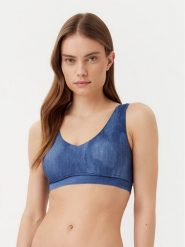 Chantelle Biustonosz top Soft Stretch C11D10 Niebieski. Niebieskie topy damskie Chantelle, l, bez wzorów, z syntetyku, bez kołnierzyka, bez ramiączek. Za 139.99 zł.