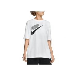 Koszulka Kobieta Nike Sportswear biały. Białe koszulki sportowe damskie Nike, bez wzorów, bez ramiączek. Za 144.60 zł.