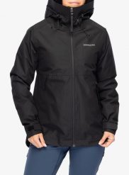 Kurtka ocieplana damska Didriksons Jennie Jacket 2. Czarne kurtki sportowe damskie Didriksons, s, bez wzorów, z materiału, bez ramiączek, bez kaptura, trekkingowe. Za 687.49 zł.