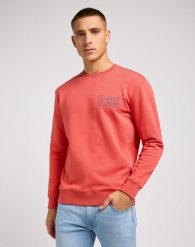 LEE WOBBLY SWS MĘSKA BLUZA NIEROZPINANA LOGO POPPY 112349356 L81M015640. Bluzy męskie Lee, l, bez wzorów, bez ramiączek, bez kaptura. Za 159.99 zł.