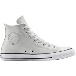 Buty sportowe Converse Chuck Taylor All Star. Szare obuwie sportowe damskie Converse, bez wzorów, ze skóry ekologicznej, bez zapięcia. Za 490.00 zł.