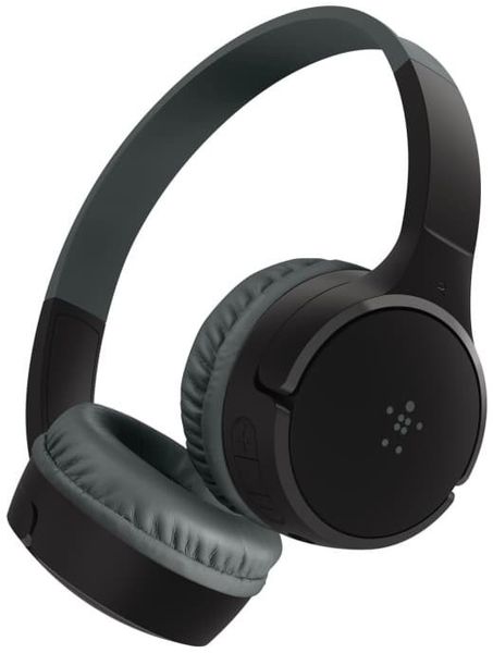 SOUNDFORM MINI WIRED ON-EAR/HEADPHONES - USB-C 3.5MM BLACK. Czarne słuchawki nauszne Belkin. Za 123.71 zł.