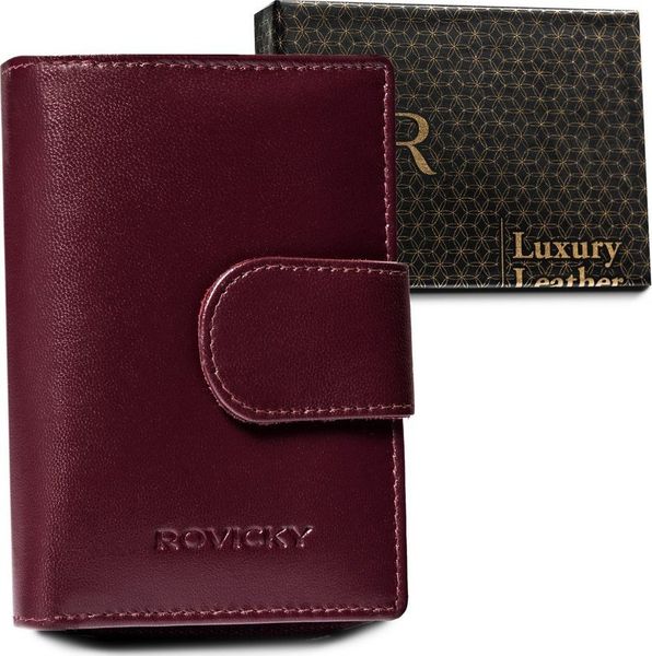 Rovicky Portfel damski Rovicky R-RD-41-GCL Plum fioletowy. Fioletowe portfele damskie ROVICKY. Za 118.26 zł.