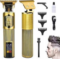 Trymer VERGIONIC Męska maszynka do strzyżenia brody włosów z wyświetlaczem LCD bezprzewodowa. Golarki i trymery VERGIONIC. Za 59.99 zł.
