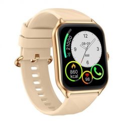 Smartwatch Zeblaze GTS 4 (złoty). Żółte zegarki smartwatch Zeblaze, bez wzorów. Za 159.00 zł.