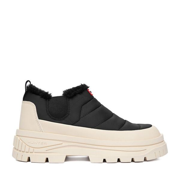 Śniegowce Hunter. Czarne śniegowce damskie Hunter, bez zapięcia. Za 209.99 zł.