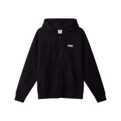 Bluza z kapturem damska Puma ESS SMALL FZ FL czarna 68832601 r XS. Czarne bluzy damskie Puma, uniwersalny, bez wzorów, z bawełny, klasyczne, bez ramiączek, z kapturem. Za 156.99 zł.