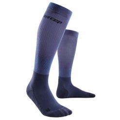 Skarpety kompresyjne męskie regeneracyjne CEP Infrared Recovery wysokie. Niebieskie skarpetki damskie CEP, bez wzorów. Za 189.00 zł.