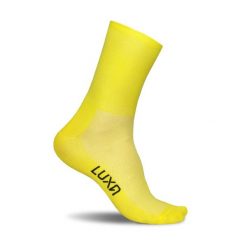 Skarpetki Rowerowe Unisex Luxa Classic. Brązowe skarpety męskie LUXA, bez wzorów, z materiału. Za 49.90 zł.