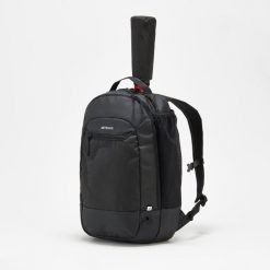 Plecak tenisowy Artengo M Team 24 L. Czarne plecaki męskie ARTENGO, bez wzorów, z materiału, sportowe. Za 169.99 zł.