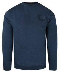 Miękka i Wygodna Męska Bluza - Pako Jeans - Granatowa. Niebieskie bluzy męskie Pako Jeans, m, bez wzorów, z bawełny, bez ramiączek, bez kaptura. Za 129.00 zł.
