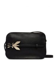 Patrizia Pepe Torebka 8B0328/czL162 Czarny. Czarne listonoszki damskie Patrizia Pepe, bez wzorów, ze skóry, bez dodatków. Za 1,309.00 zł.