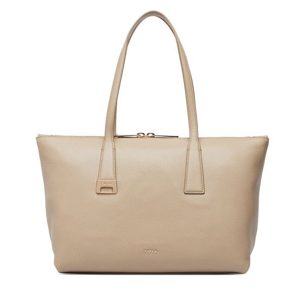 Torebka Furla. Brązowe shopperki damskie Furla, bez wzorów, bez dodatków. Za 1,159.99 zł.