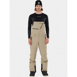 Spodnie Narciarskie Męskie Fundango Benton Bib. Brązowe spodnie sportowe męskie FUNDANGO, l, bez wzorów, z tkaniny, narciarskie. Za 549.90 zł.