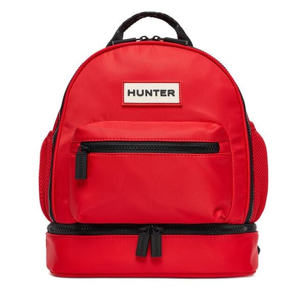 Plecak Hunter. Czerwone plecaki męskie Hunter, bez wzorów, sportowe. Za 149.99 zł.