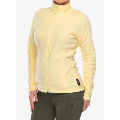 Bluza polarowa damska Helly Hansen Daybreaker Fleece Jacket. Żółte bluzy damskie Helly Hansen, m, bez wzorów, z polaru, bez ramiączek, bez kaptura. Za 245.99 zł.