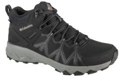 Buty trekkingowe męskie, Peakfreak II Mid Outdry. Czarne trekkingi męskie Columbia, z materiału, bez zapięcia. Za 449.99 zł.