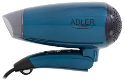 Adler AD 2263 Składana niebieski. Niebieskie suszarki do włosów Adler. Za 61.90 zł.