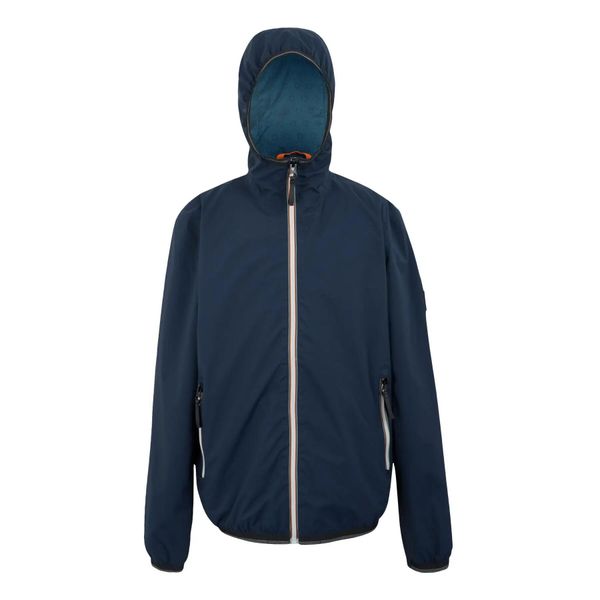 Kurtka wodoodporna Regatta Rehan. Niebieskie kurtki męskie Regatta, l, bez wzorów, z materiału, eleganckie, bez kaptura. Za 329.99 zł.