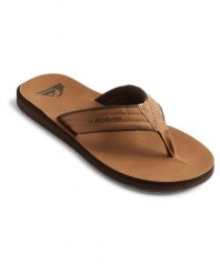 Sandały dla Mężczyzn CARVER NUBUCK Beżowy. Brązowe sandały męskie Quiksilver, bez wzorów, z dżerseju, bez zapięcia. Za 169.30 zł.