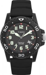 Zegarek Timex Zegarek męski Timex TW5M61200 czarny. Czarne zegarki męskie Timex, bez wzorów. Za 349.00 zł.
