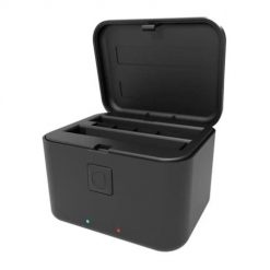 Etui ładujące Puluz do Insta360 X5 (czarne). Czarne zegarki sportowe Puluz, bez wzorów. Za 109.00 zł.