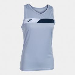 Damski tank top Joma. Niebieskie topy damskie Joma, l, bez wzorów, bez kołnierzyka, bez ramiączek. Za 147.50 zł.