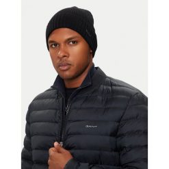 Czapka BOSS. Czarne czapki męskie Boss, na zimę, bez wzorów. Za 299.99 zł.