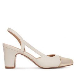 Sandały Clara Barson. Brązowe sandały damskie Clara Barson, bez wzorów, bez obcasa, na słupku, bez zapięcia. Za 119.99 zł.