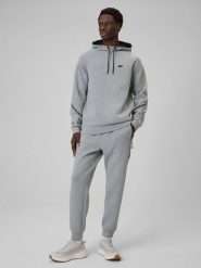 4F Spodnie dresowe joggery męskie - szare XXL. Szare spodnie materiałowe męskie 4F, bez wzorów, z dresówki. Za 159.99 zł.